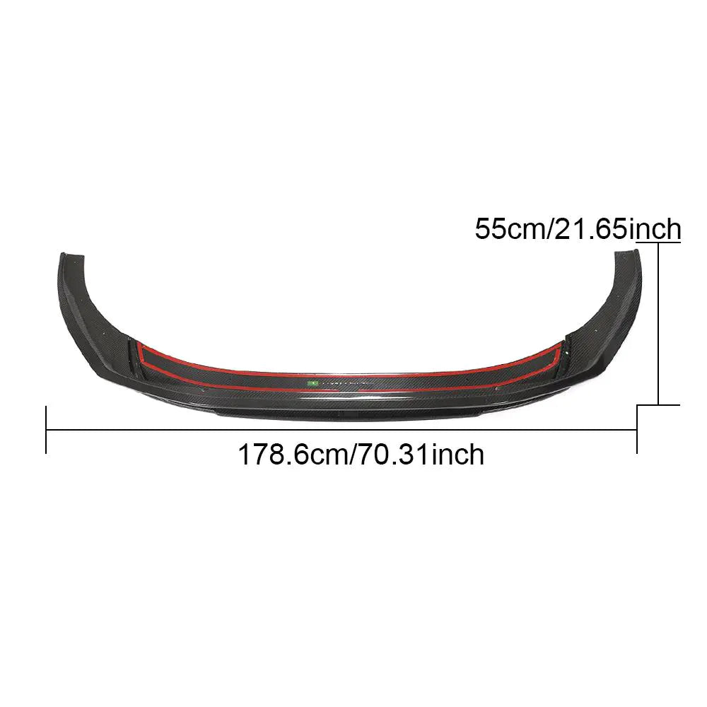 Audi A5 sline carbon fiber front lip SIZE