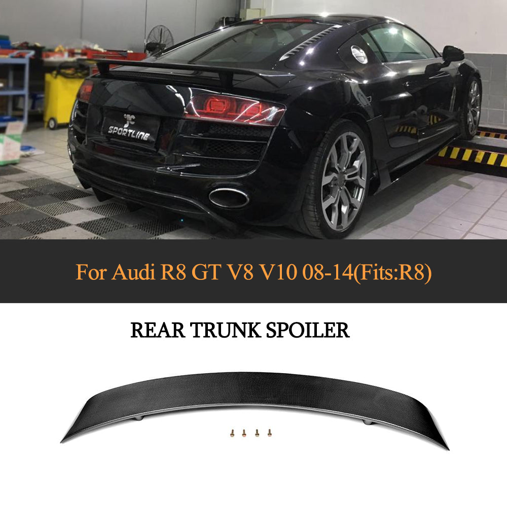 Audi R8 V10 Carbon Fiber Rear Trunk Spoiler main