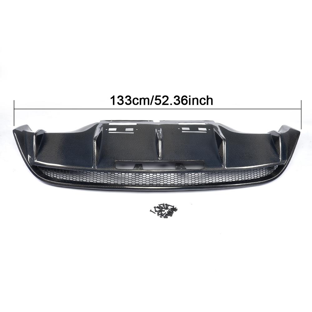 Audi R8 V10 Coupe Carbon Fiber Rear Diffusers size