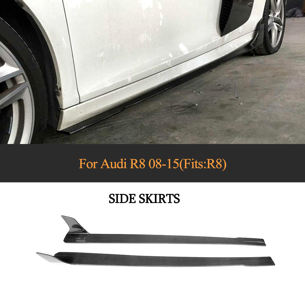 Audi R8 V10 Coupe Carbon Fiber Side Skirts main