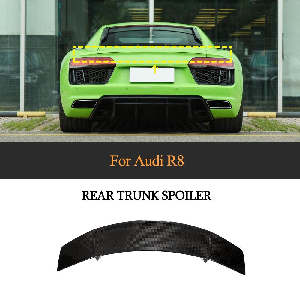 Audi R8 V10 Coupe Dry Carbon Fiber Ducktail Wing Spoiler main