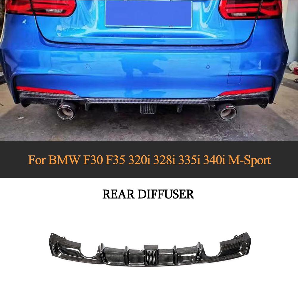 BMW-3Series-F30 MSport -Carbon-Fiber-Rear Bumper-main