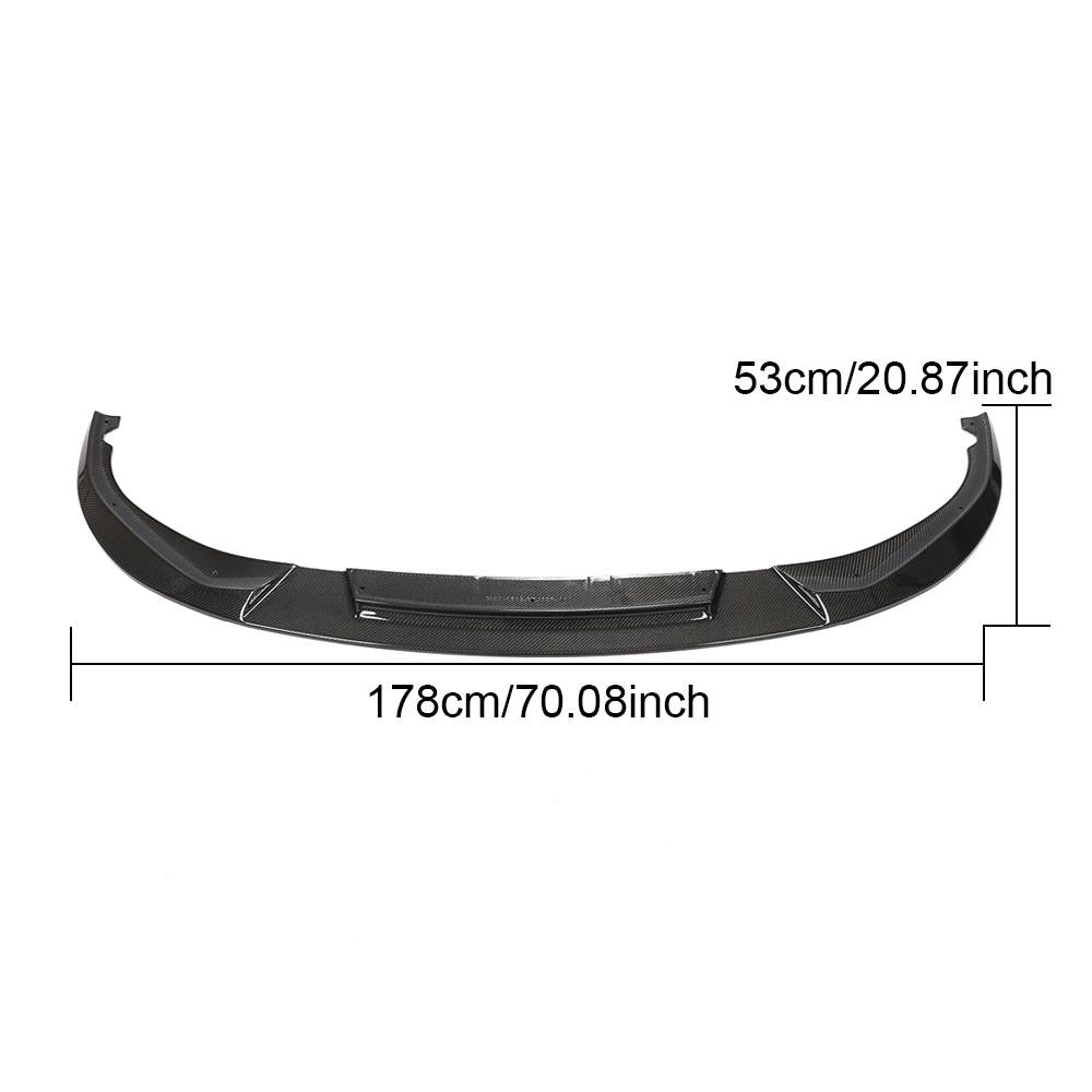 BMW 5 Series G30 M-TECH Carbon Fiber Front Lip size