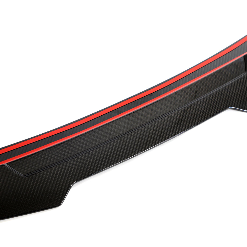 BMW 5 Series G30 DRY Carbon Fiber Rear Spoiler detailE