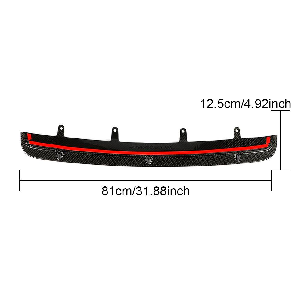 BMW F90 M5 Carbon Fiber Front Bumper Lip size