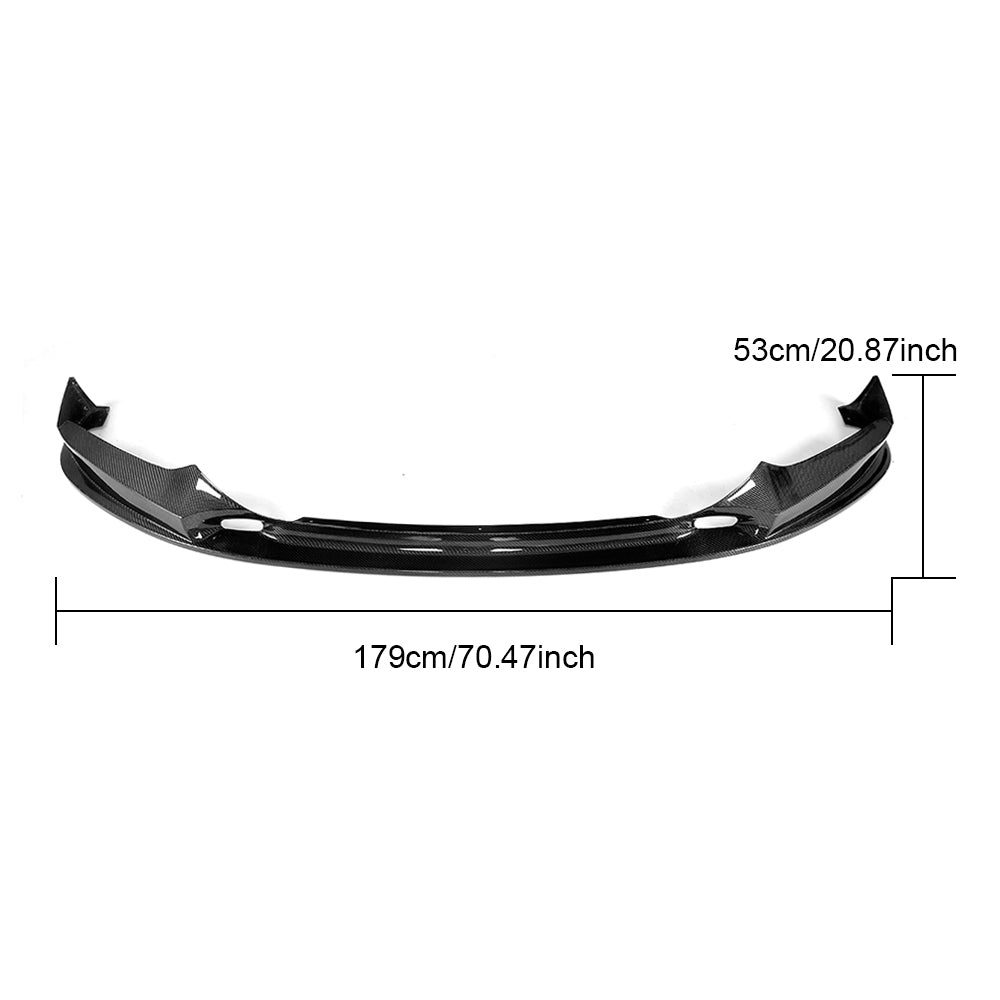 BMW G30 M-sport Carbon Fiber Front Lip size