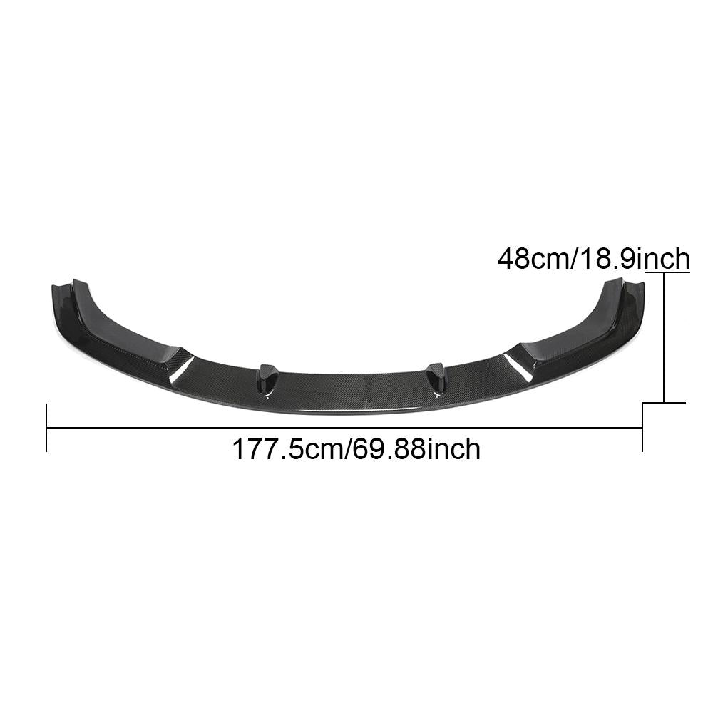 BMW M2 Carbon Fiber Front Bumper Lip size