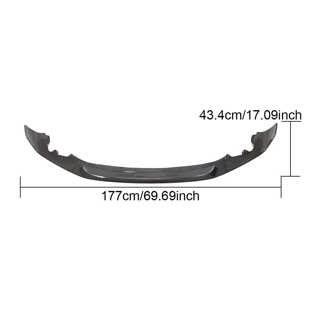 Carbon Fiber Front Bumper Lip BMW F87 M2 Competition Coupe size