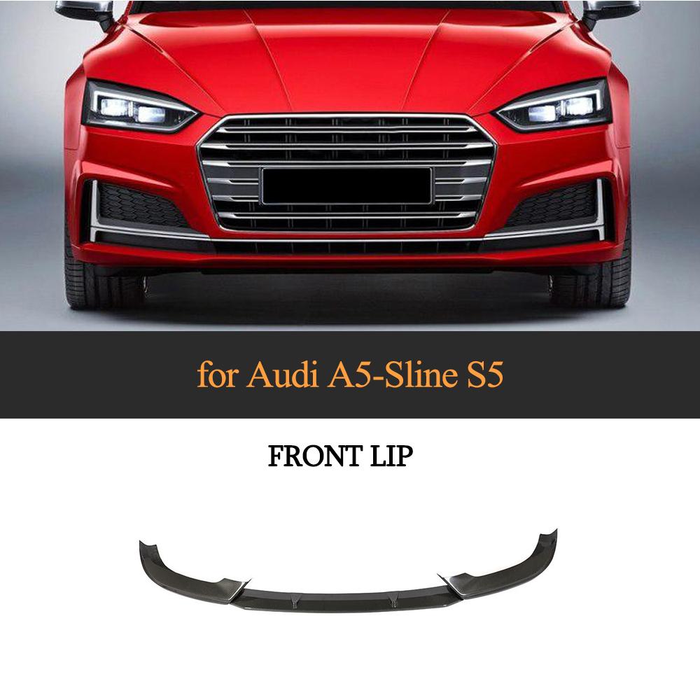 Carbon Fiber Front Lip Splitter Audi S5 B9 main