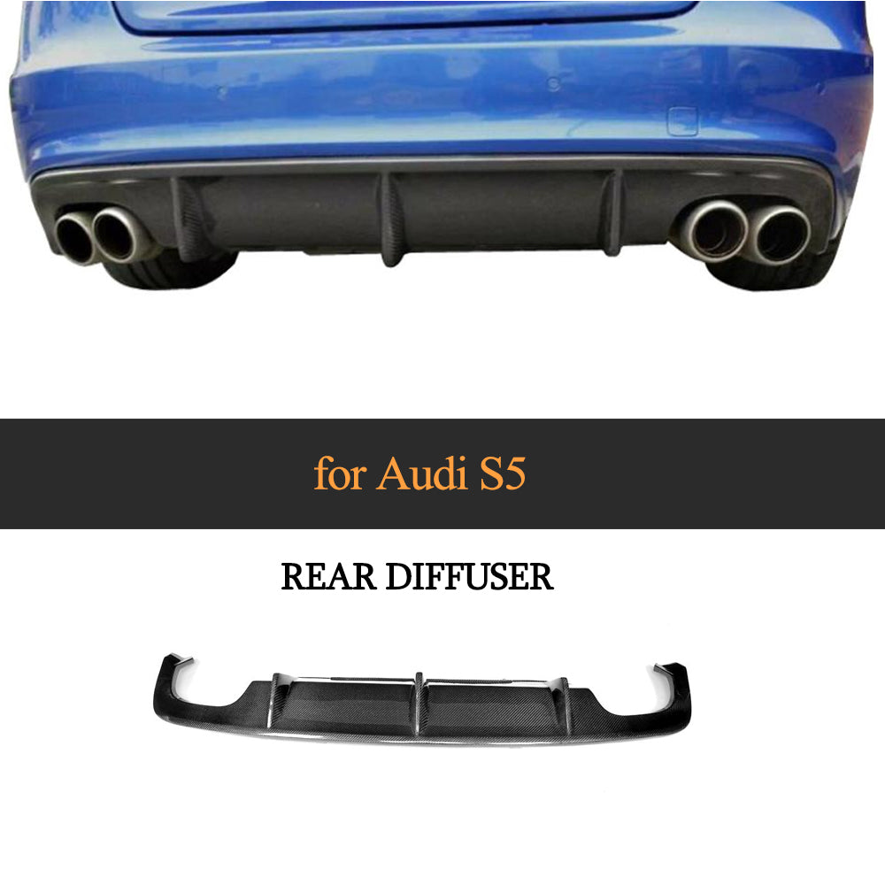 Carbon Fiber Rear Diffuser Audi S5 main