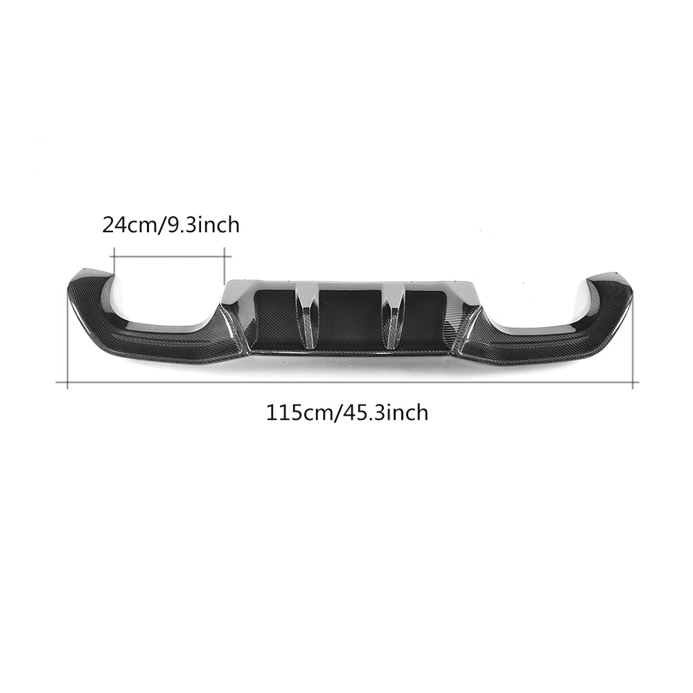 Carbon Fiber Rear Diffuser BMW F87 M2 size