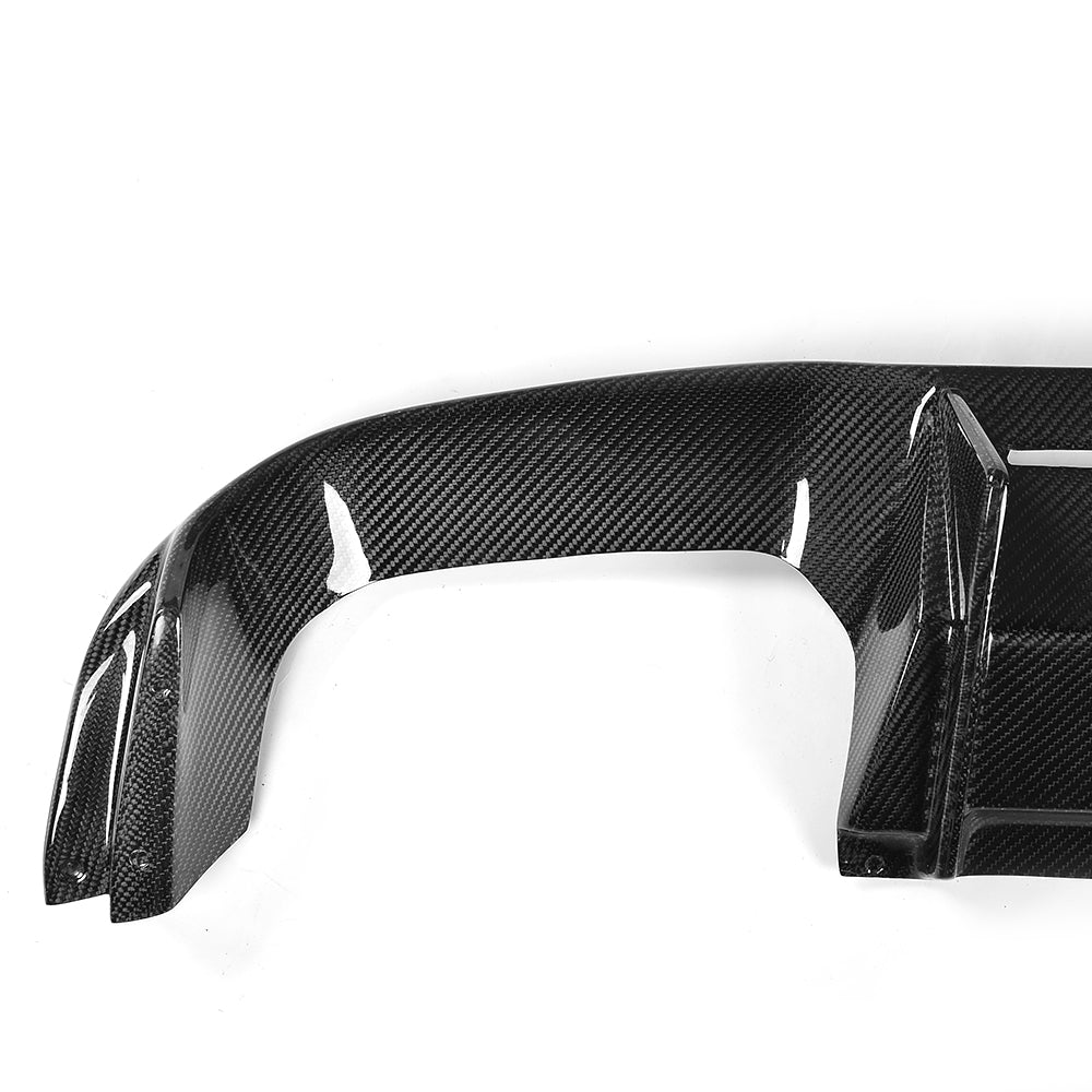 Carbon Fiber Rear Diffuser Lip BMW F87 M2 detailE