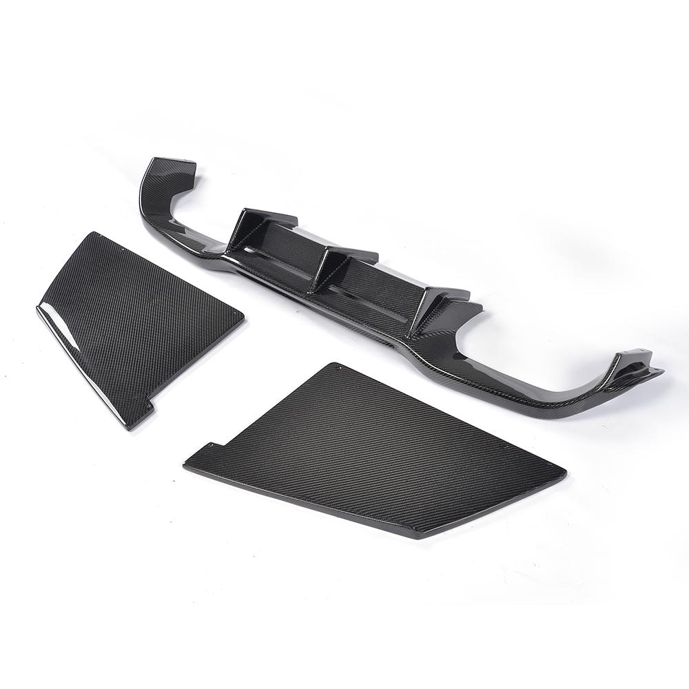 Carbon Fiber Rear Diffuser Lip BMW F87 M2 side