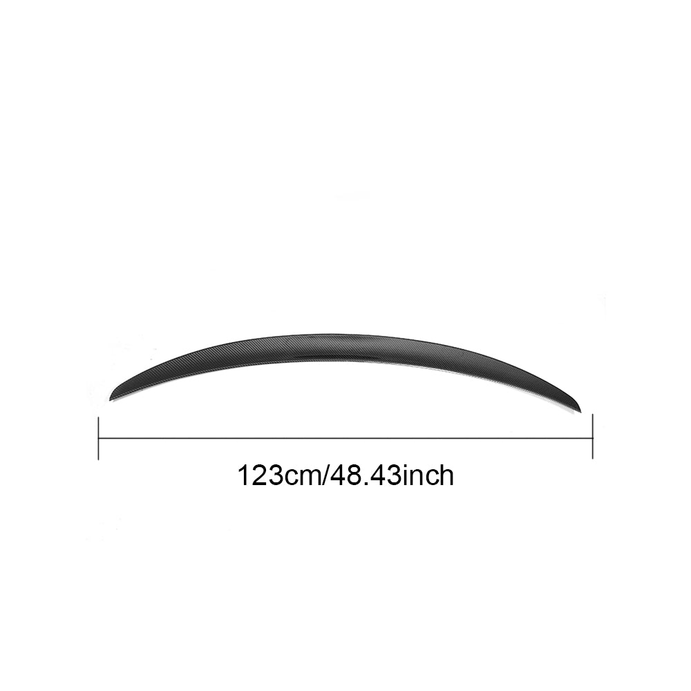 Carbon Fiber Rear Spoiler BMW F87 M2 M-Sport Coupe size