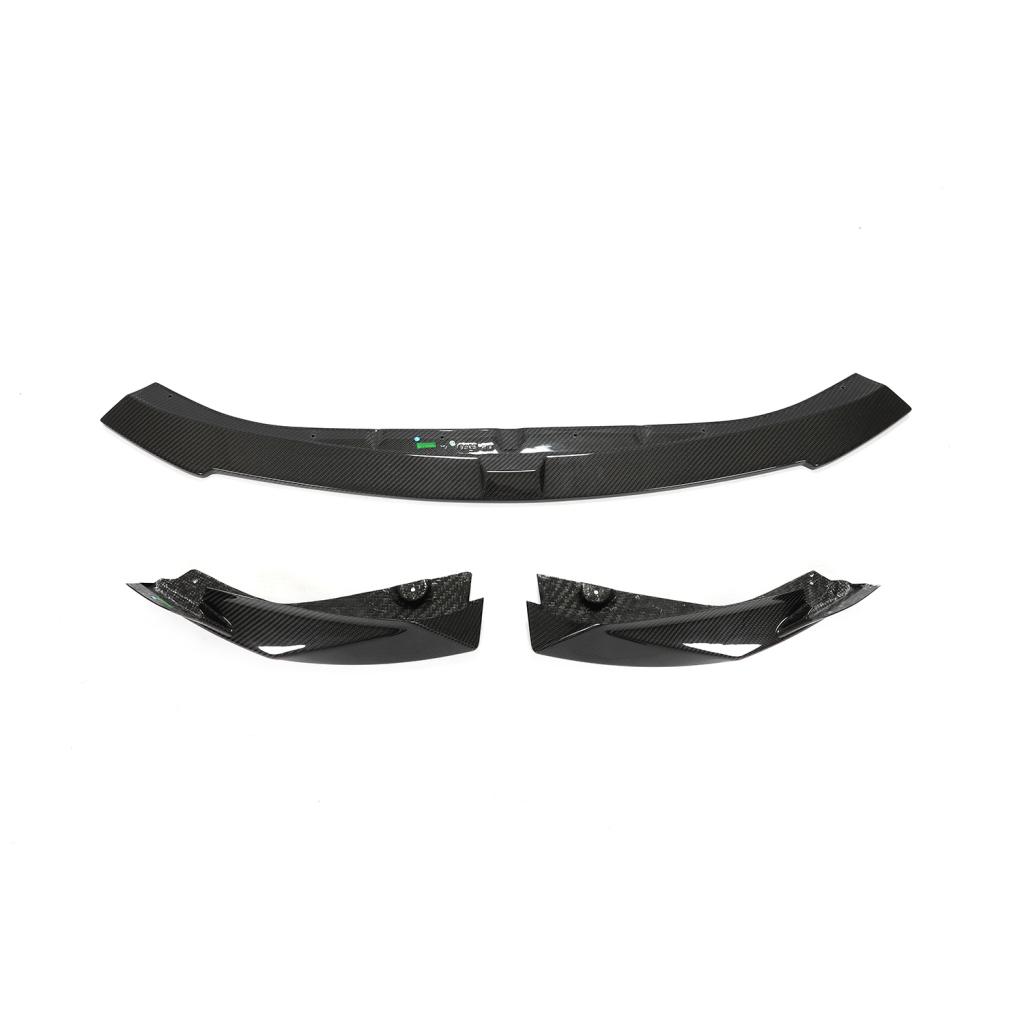 Carbon Front Bumper Lip Splitters Fit BMW G80 M3 detail B