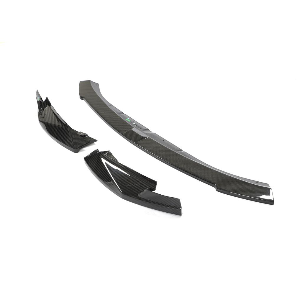 Carbon Front Bumper Lip Splitters Spoiler BMW G80 M3 21 22 DETAILc