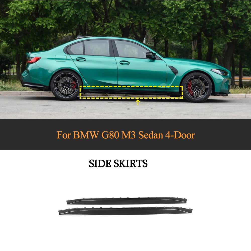 Dry Carbon Fiber G80 M3 Competition Side Skirts BMW G80 M3 main