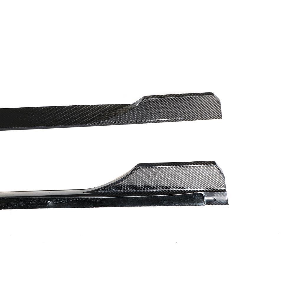 Side Skirts Carbon Fiber Audi S5 B9 A5 SLINE Sportback detail B